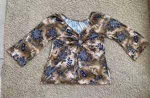 Charlotte Russe VTG Boho Top Sz M thumbnail 2