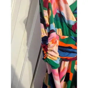 Pappagallo Maxi Dress Floral‎ Multicolor Small Excellent Ruched Empire Waist NWT thumbnail 6