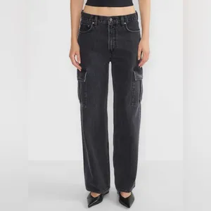 Aritzia Denim Forum The Farrah Hi-rise Cargo Jean Size 24 thumbnail 9