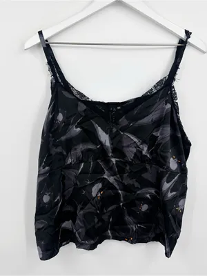 Halloween Black Bats Camisole Tank Top Size 3X Plus Size Goth Grunge V Neck thumbnail 8