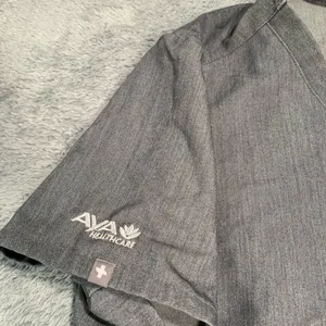 Figs gray technical collection scrub top aya small thumbnail 2