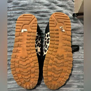 Leopard Print Women's Sneakers Size 9 or 42 Black thumbnail 4