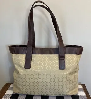 Tommy Hilfiger brown-tan tote bag thumbnail 6