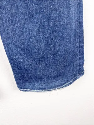 BKE Hazel Curvy Fit Distressed Five Pockets Blue Denim Jeans Size 33L Western thumbnail 13