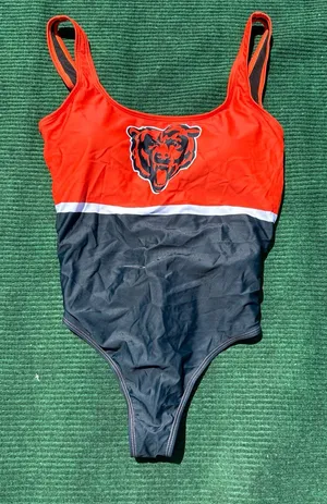 Chicago Bears FOCO Womens Beach Day One Piece Bathing Suit Women’s Size Double L thumbnail 1