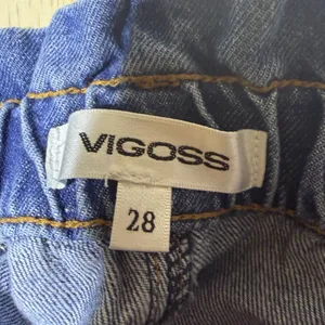 Vigoss Jani Baggy Jeans Womens 28 High‎ Rise Paperbag Denim Mom Jeans thumbnail 10