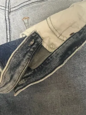 Abercrombie & Fitch Asymmetric Crossover High Rise Super Skinny Jeans 32 14R thumbnail 3