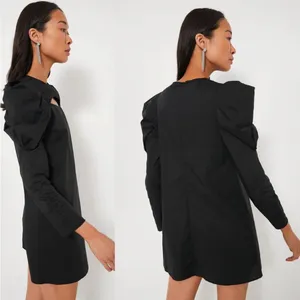 TUCKERNUCK Hyacinth House Black Keyhole Beckett Cocktail Party Mini Dress XS‎ thumbnail 3