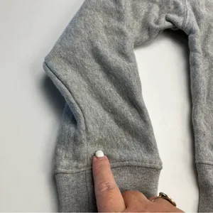 Zadig & Voltaire‎ Gray Skull Embroidered Women's Top SEE MEASUREMENTS *FLAW thumbnail 3