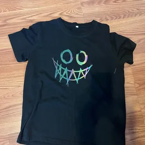 Fun glow in the dark tee. Small new. Black. Black thumbnail 1