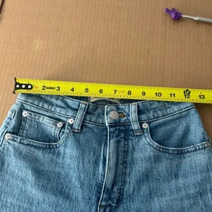 Madewell The Curvy '90s Straight Jean in Rondell Wash‎ Denim High Rise W24 thumbnail 12