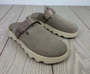 Sorel Women's Viibe Slip-On Strap Clog Flat 11M Omega Taupe Honey White $135 thumbnail 1