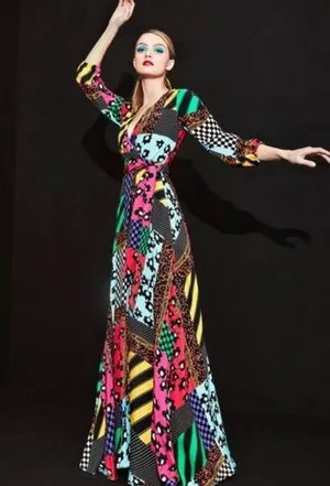 Alice + Olivia plus Coco Patchwork Maxi Dress thumbnail 1