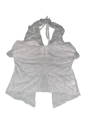 Halter Top White Size L thumbnail 3