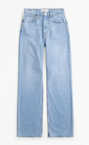 Abercrombie curve love 90s relaxed jeans thumbnail 1