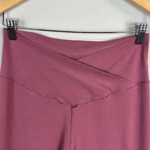 Offline By Aerie‎ Real Me 7/8 Hi-Rise Crossover Leggings Womens XL Mauve Yoga thumbnail 3