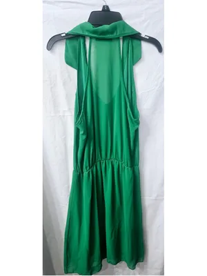 Double Zero Green Mini Dress Size 4 thumbnail 4