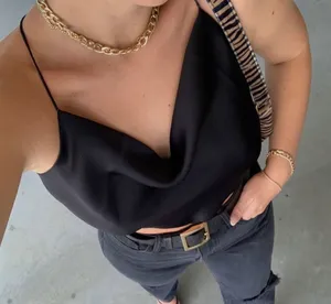 Princess Polly Julia Top in Black thumbnail 1