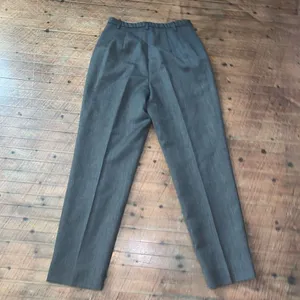 Pendleton gray 100% wool high waist 8 business casual slacks thumbnail 3