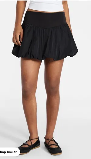 No Boundaries Black Bubble Hem Tennis Skort Size XL thumbnail 1