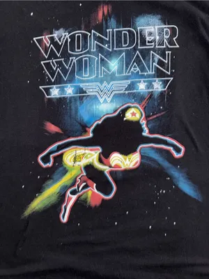 Wonder Woman Black Graphic Tee thumbnail 2