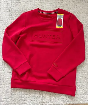 Hunter red sweater/pullover thumbnail 1