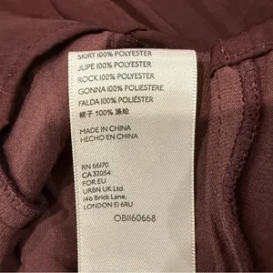 Free People Sateen Mini Wrap Skirt Women’s Small Chocolate Brown Bohemian Indie thumbnail 7