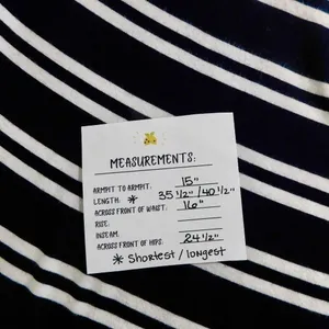 Anthropologie MAEVE Navy Blue White Striped Turtleneck‎ Jersey Knit Dress Small thumbnail 14