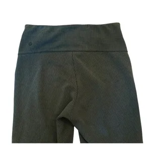 Lululemon Ribbed Softstreme Flared Pant Green High Rise Flare Lounge W5GVKS 4 thumbnail 6