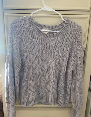Gray Chunky Sweater  thumbnail 1