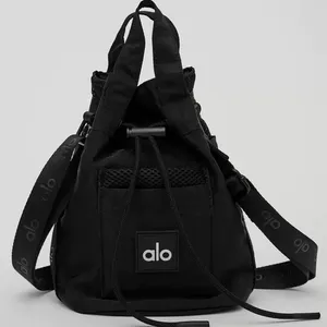 Alo Water Bottle Crossbody Bag Black Athleisure Gym Bag thumbnail 1