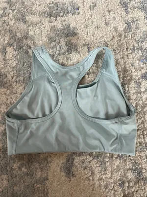 Nike Pale Blue Racerback Sports Bra thumbnail 2