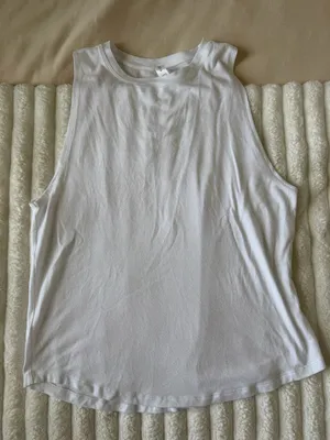 Athleta Women's White Sleeveless Tank Top thumbnail 1