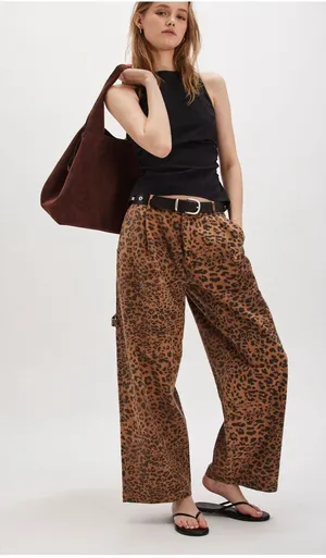 Free People The Tales Animal Suit Denim Jeans‎ thumbnail 1
