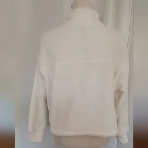 Old navy Cozy Faux-Fur Half-Zip Cinch-Hem Sweatshirt thumbnail 8