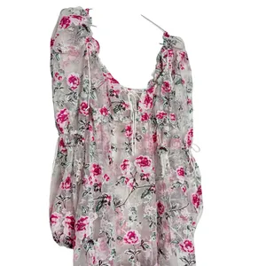 For Love & Lemons Sheer‎ Floral Overlay Dress NEW thumbnail 2