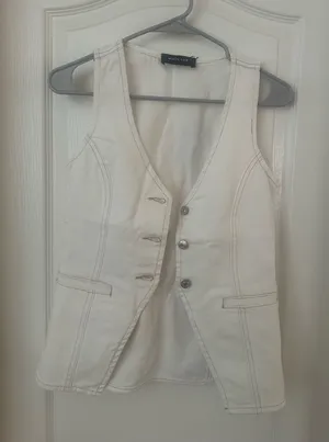White Fox Denim Top thumbnail 1