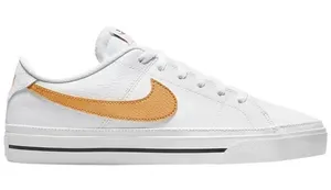 nike 6 Sneakers Tennis Shoes court next nature white gold swoosh Womens thumbnail 1