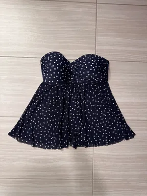 Merona Sheer Polka Dot Strapless Swim Top thumbnail 5