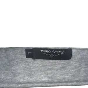 Trendy Queen Heather Grey Quarter Zip Oversized‎ Sweatshirt Pullover Large thumbnail 3