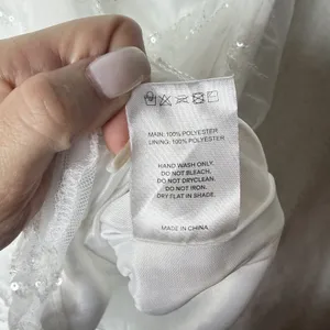 Peppermayo Rumi Beaded Mini Dress White Women's US Size 12 thumbnail 8