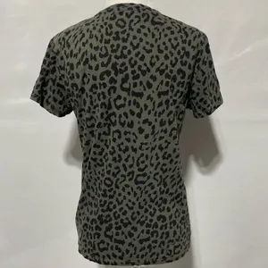 Lucky Brand Animal Print Short Sleeve Crewneck T-Shirt Olive Green Size Medium thumbnail 8