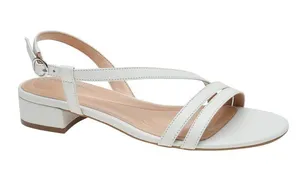 NWT Easy Spirit Glenni Block Heel Strappy Sandals SEGLENNI White Leather 9.5W thumbnail 1