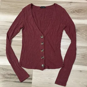 Urban Outfitters Out From Under Ribbed Cardigan Lightweight Sweater Women’s XS thumbnail 4