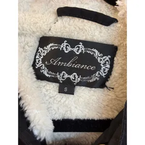 Charlotte Russe Ambiance Black Faux Shearling Lined Utility Parka Jacket Small thumbnail 7