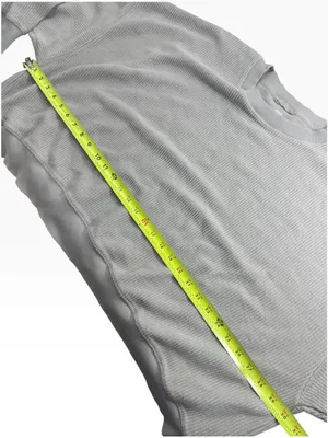 Aerie New Love Corded Cropped Crew Sweatshirt - Stone Gray thumbnail 4