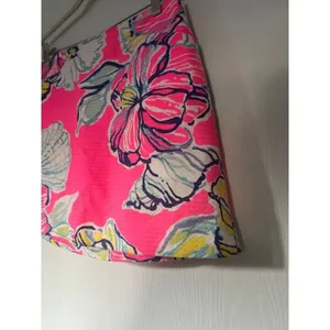 Lilly Pulitzer Skirt size 2‎ Royal Pink Swept By The Tides Built In Shorts thumbnail 2