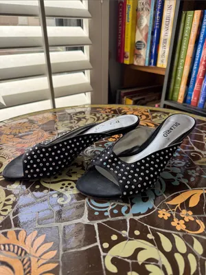 Dezario Rhinestone Slip In Heel Sz: 8 thumbnail 3