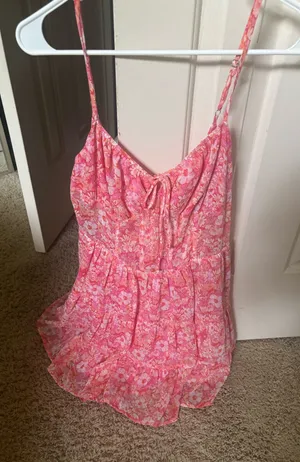 Pink mini sundress Size L thumbnail 1