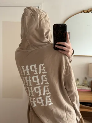 Alpha Phi Sweatshirt Tan Size L thumbnail 1